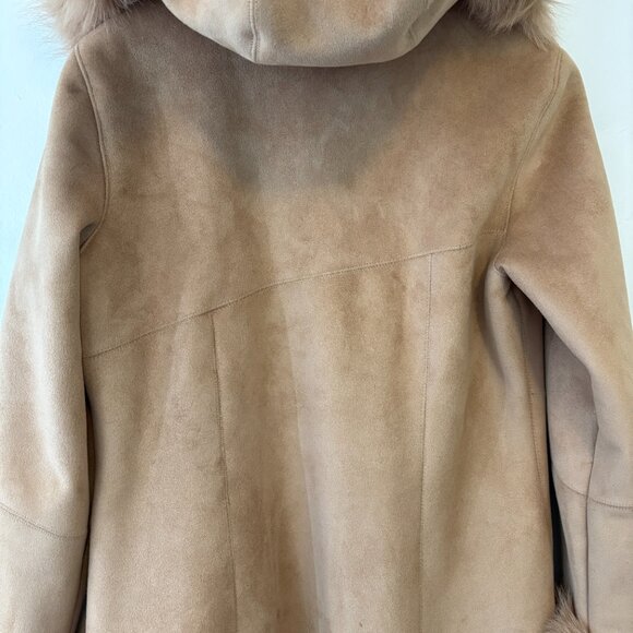 Vintage Marvin Richards Penny Lane Coat Size Large Faux Suede / Fur - Picture 5 of 9